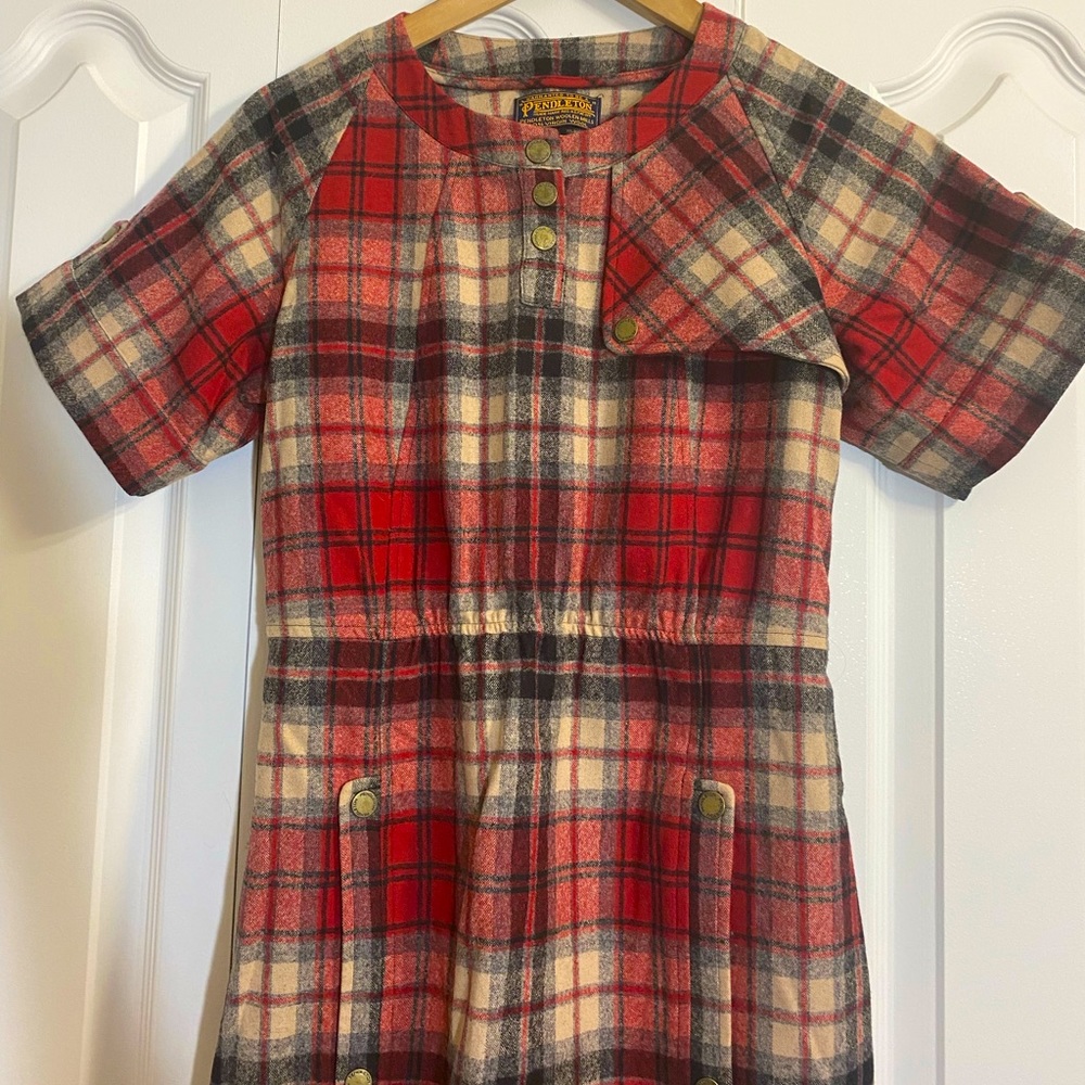 Anthropologie Pendleton Downeast dress.